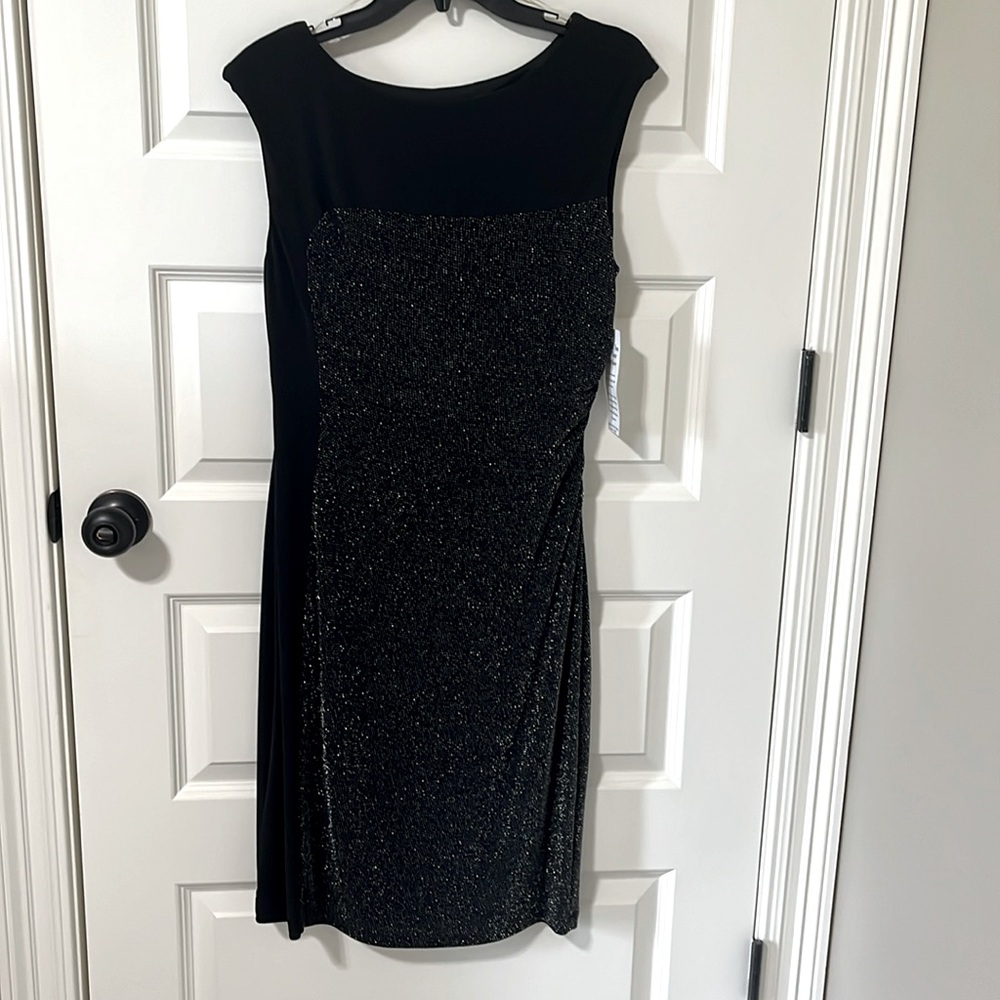 Black and silver dress